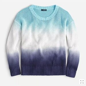 Jcrew Dip Dyed linen beach sweater